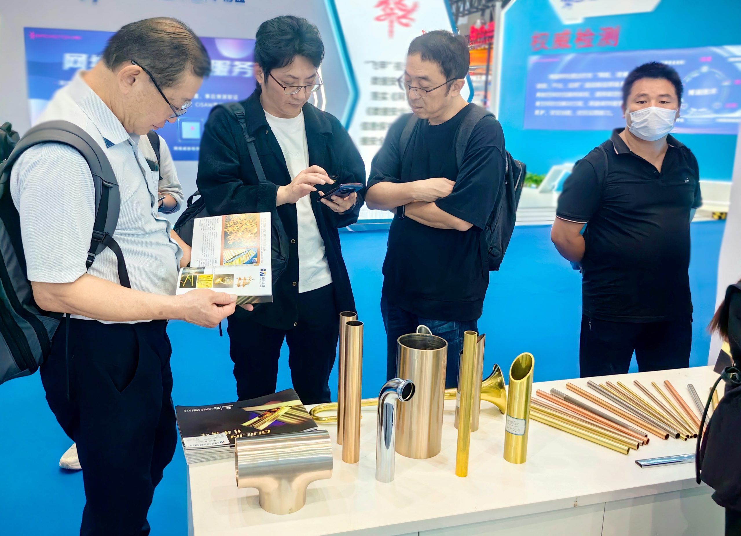 白银开云kaiyun电竞公司携高机能铜合金管材亮相第二十六届中国国际高新技术成就买卖会